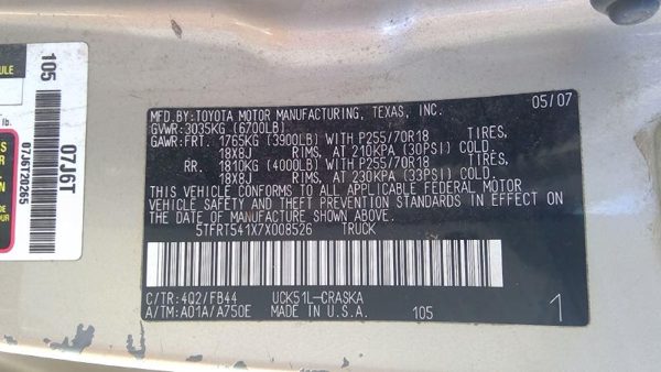 2007 Toyota Tundra — vehicle photo 4