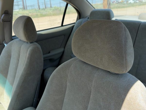 01-02 Elantra Pair Of Front Headrests Oem Left Right Set Seat Beige Gray Ze — photo 2