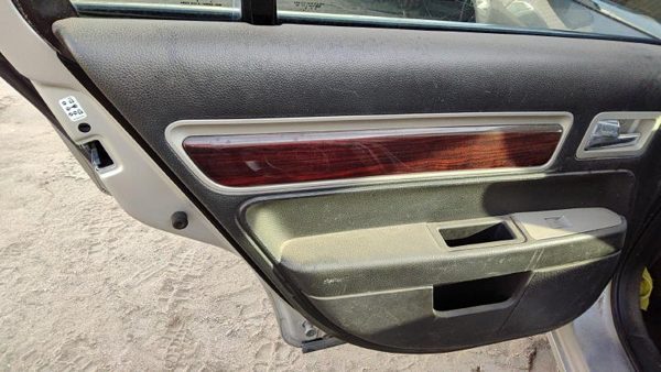 07-09 Lincoln Mkz Driver Left Rear Door Trim Panel With Switches Back Black Mw — photo 2