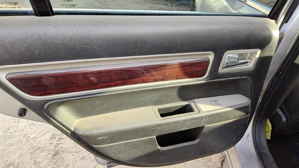 07-09 Lincoln Mkz Driver Left Rear Door Trim Panel With Switches Back Black Mw — photo 3
