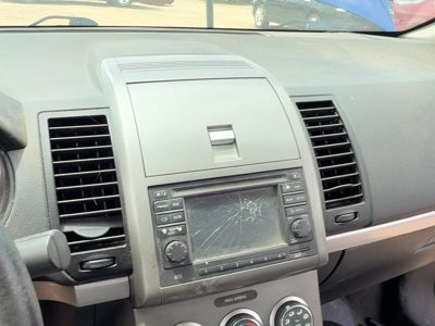 10-12 Nissan Sentra Trim Bezel Around Radio Surround Dash Panel Oem Charcoal X