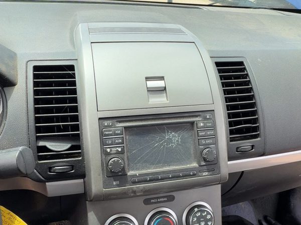 10-12 Nissan Sentra Trim Bezel Around Radio Surround Dash Panel Oem Charcoal X — photo 3