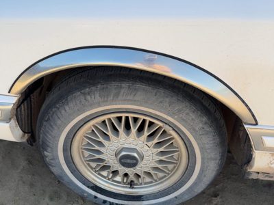 1990-1994 Lincoln Town Car Driver Left Rear Wheel Flare Moulding Oem Back