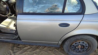 1997 Saturn Sl1 Rear Door LH Silver