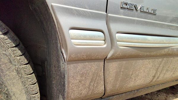97-99 Cadillac Deville Driver Left Moulding From Fender Oem Trim Strip 46A Beige — photo 3