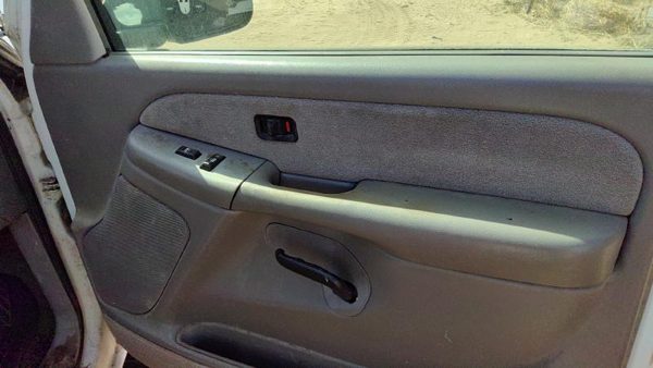 99-02 Silverado 1500 Passenger Front Door Trim Panel With Switches Gray 92D — photo 3
