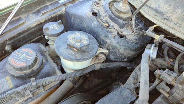 2000 Ford Taurus Power Steering Fluid Remote Reservoir Tank Oem 3.0L — photo 4