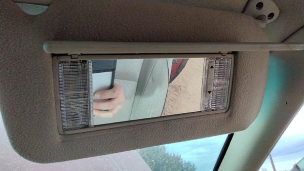2000-2002 Cadillac Eldorado Passenger Right Sun Visor Oem Shale 155 12480607 — photo 6