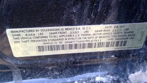 2007 Jetta Except Gli — vehicle photo 4