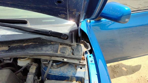 2009-2013 Toyota Corolla Driver Left Hood Hinge Assembly Oem Blue 8T7 5342002170 — photo 4