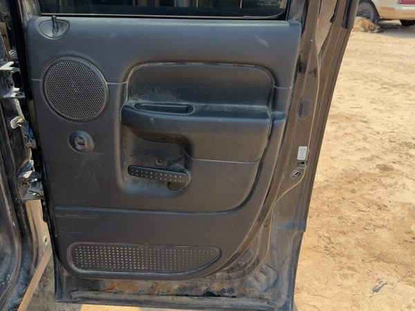 02-05 Ram 1500 Passenger Right Rear Door Trim Panel Switches Back Dark Gray V9Dv — photo 1