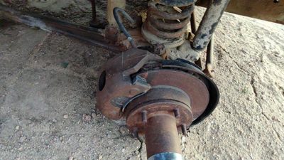 1975-1979 Ford F150 Passenger Right Front Brake Caliper With Mount Bracket Oem