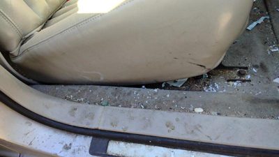 1998-2011 Lincoln Town Car Passenger Right Power Seat Track With Motors Only Oem