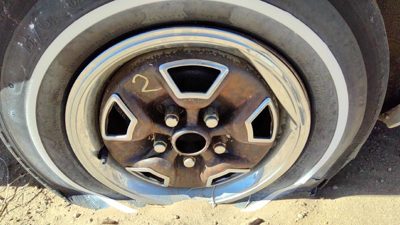 82-86 Firenza 13" Steel Wheel With Chrome Trim Factory Rim Super Stock #2