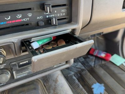 1989-1995 Isuzu Pup Ash Tray Assembly Oem Slide Out Dash Gray 8970004092