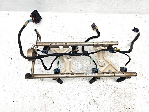 05-09 Chevy Equinox Complete Fuel Rail With Injectors Set With Harness Oem 3.4L — photo 1