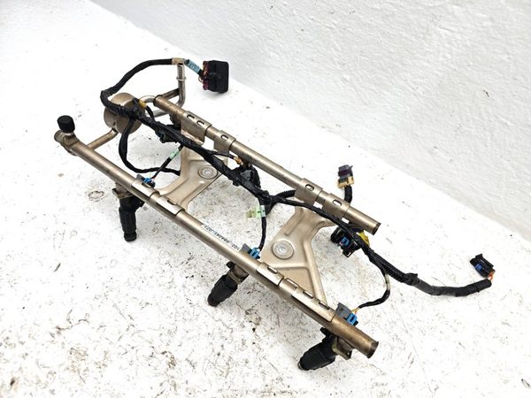 05-09 Chevy Equinox Complete Fuel Rail With Injectors Set With Harness Oem 3.4L — photo 3