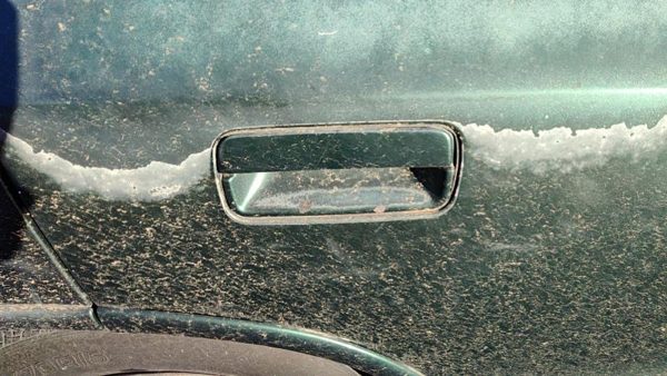 91-99 Olds 88 Passenger Right Rear Outside Door Handle Oem Back Green — photo 2