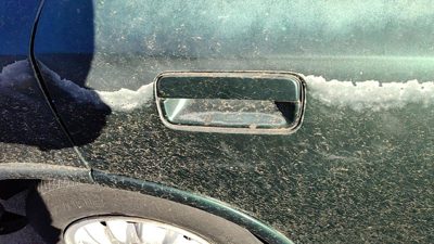 91-99 Olds 88 Passenger Right Rear Outside Door Handle Oem Back Green