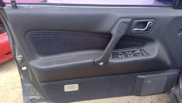 89-93 Mitsubishi Galant Vr-4 Driver Left Front Inside Door Trim Panel Only Black — photo 2