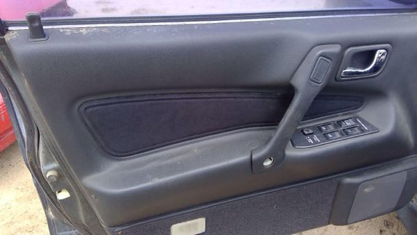 89-93 Mitsubishi Galant Vr-4 Driver Left Front Inside Door Trim Panel Only Black — photo 3