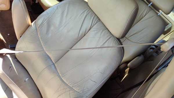 96-00 Town & Country Driver Left Front Seat Belt Retractor Oem Shoulder K5 Camel — photo 2