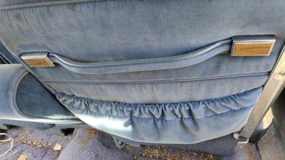 1984 Deville Sedan Rh Passenger Right Rear Seat Back Grab Handle Blue Oem