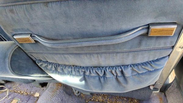 1984 Deville Sedan Rh Passenger Right Rear Seat Back Grab Handle Blue Oem — photo 1