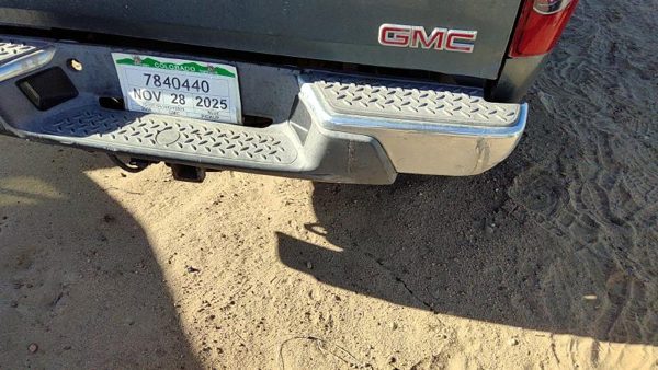 2004-2012 Gmc Canyon Rear Bumper With Mount Brackets Oem Back Step Dented Chrome — photo 4