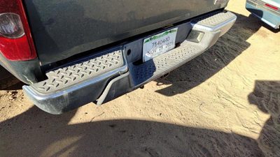 2004-2012 Gmc Canyon Rear Bumper With Mount Brackets Oem Back Step Dented Chrome