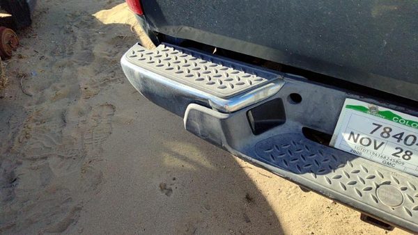 2004-2012 Gmc Canyon Rear Bumper With Mount Brackets Oem Back Step Dented Chrome — photo 6