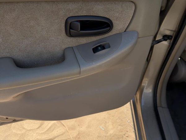 01-03 Elantra Driver Left Rear Door Trim Panel With Switches Back Cloth Gray Ze — photo 7