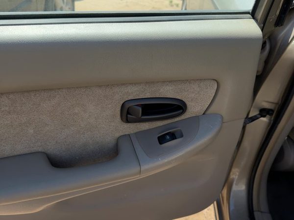 01-03 Elantra Driver Left Rear Door Trim Panel With Switches Back Cloth Gray Ze — photo 8