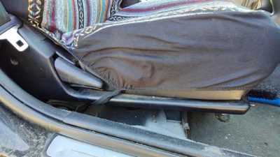 1999-2002 Infiniti G20 Passenger Right Side Seat Trim Panel Oem Black