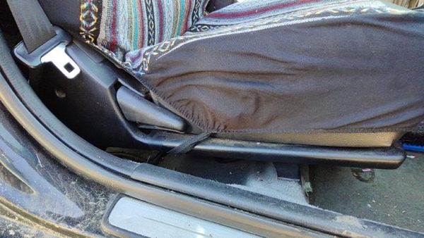 1999-2002 Infiniti G20 Passenger Right Side Seat Trim Panel Oem Black — photo 2