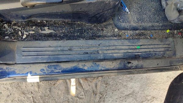 01-07 Dodge Caravan Passenger Right Lower Sill Step Moulding Trim Panel Oem Blue — photo 2