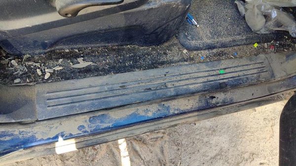01-07 Dodge Caravan Passenger Right Lower Sill Step Moulding Trim Panel Oem Blue — photo 3