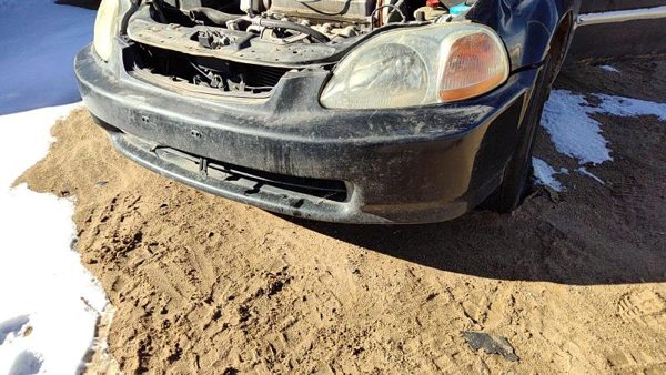 1996-1998 Honda Civic Front Bumper Cover Assembly Oem Black 4802120 — photo 1