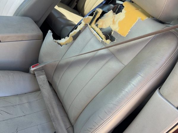 04-09 Dodge Durango Driver Left Front Seat Belt Retractor Oem Shoulder Gray Hjj1 — photo 1