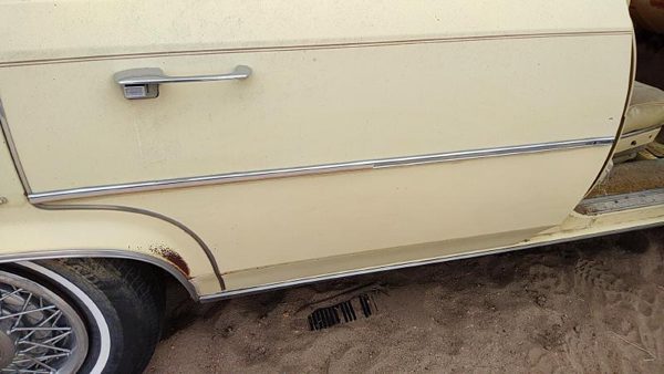 80 Cadillac Deville Passenger Right Rear Moulding From Door Oem Back Trim Strip — photo 1