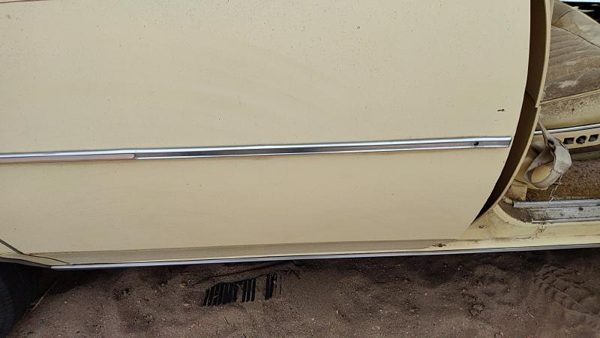 80 Cadillac Deville Passenger Right Rear Moulding From Door Oem Back Trim Strip — photo 5