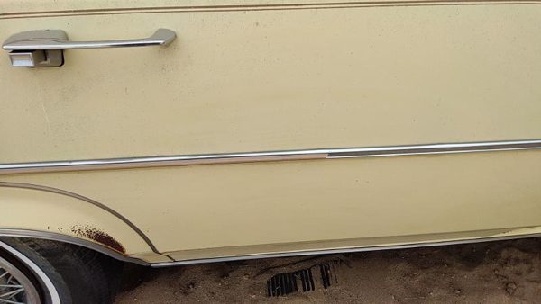 80 Cadillac Deville Passenger Right Rear Moulding From Door Oem Back Trim Strip — photo 3