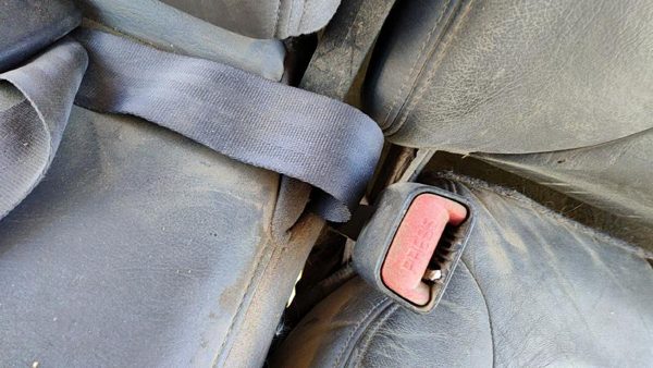 1994-2001 Ram 1500 Passenger Right Front Seat Belt Buckle Receiver Oem Gray — photo 2