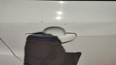 2012-2018 Ford Focus Passenger Right Rear Outside Door Handle Oem Back White Yz