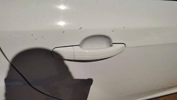 2012-2018 Ford Focus Passenger Right Rear Outside Door Handle Oem Back White Yz — photo 3