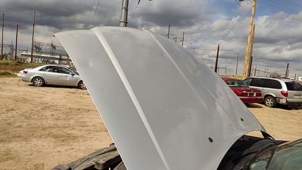 2003 Lincoln Aviator Hood Silver Jp Hail — photo 4