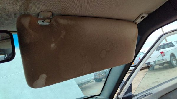 83-95 Volvo 740 Passenger Right Sun Visor Oem Gray — photo 4