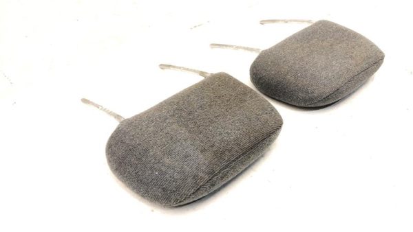 1995 Ford F150 Rh Cloth Pair Left And Right Front Seat Head Rest Gray — photo 8