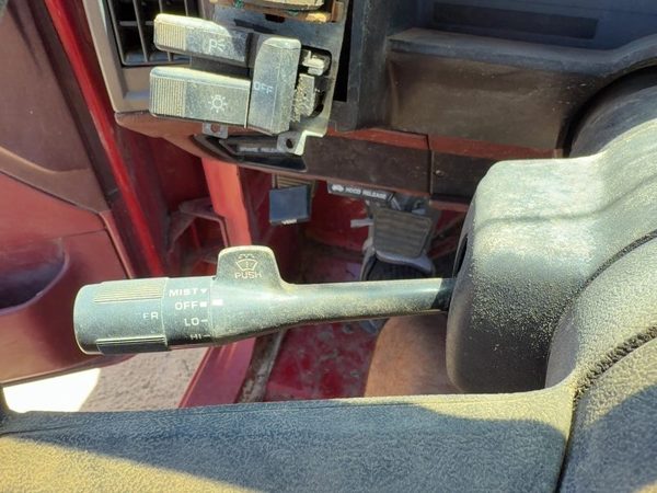 82-99 S10 Pickup Turn Signal Switch Windshield Wiper Control Lever Assembly Red — photo 1