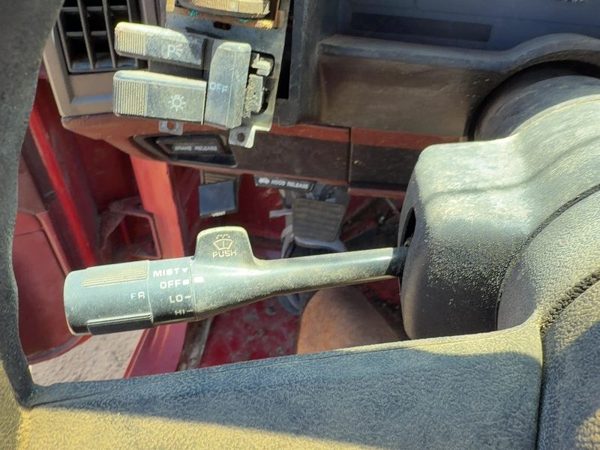 82-99 S10 Pickup Turn Signal Switch Windshield Wiper Control Lever Assembly Red — photo 3